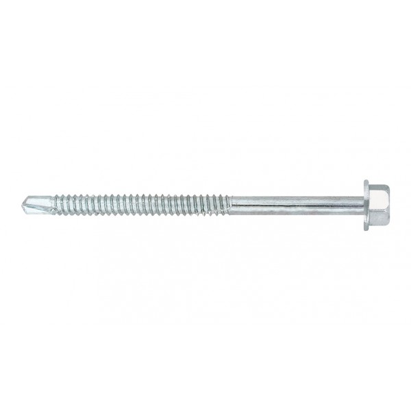 Vite autoper. te flang. 6,3x100 z. bianco (100 pz)