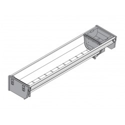 P/posate orga-line tandembox p450 mm inox satinato