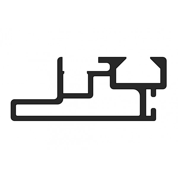 Alu doors - profilo maniglia alluminio anodizzato