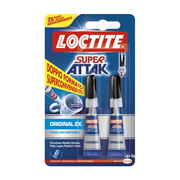Loctite - super attak original bipack 3 g + 3 g