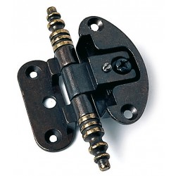 Cerniera art.621 mm.80 bronzo completa