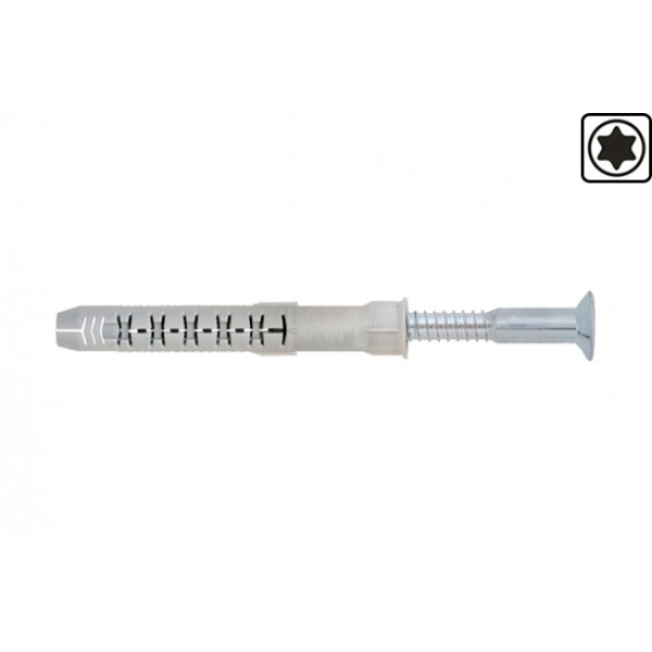 Fm-x5 tassello prol. d.8x100 mm c/vite tsp tx 50pz