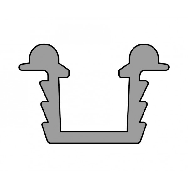 Scorribase mini - binario inferiore plastica marr.