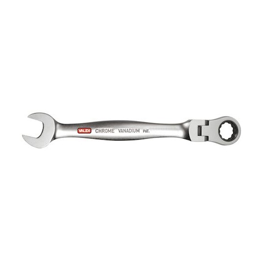Chiave combinata a cricchetto 8 mm l. 140 mm