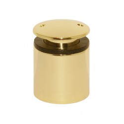 Reggivetro in zama c/distanz.h30 ottone lucido