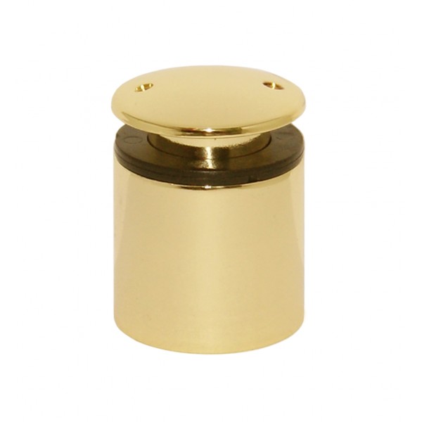 Reggivetro in zama c/distanz.h30 ottone lucido