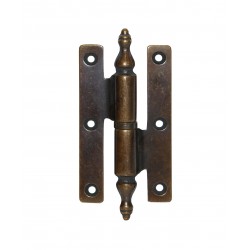 Cerniera pomella bq barocco 100x55 ott. bronz. dx