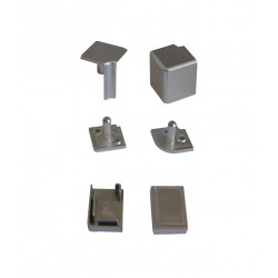Confezione kit accessori per alzatina s/60 colore cromo