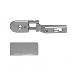 Cerniera cristallo cromo lucido bordo quadro