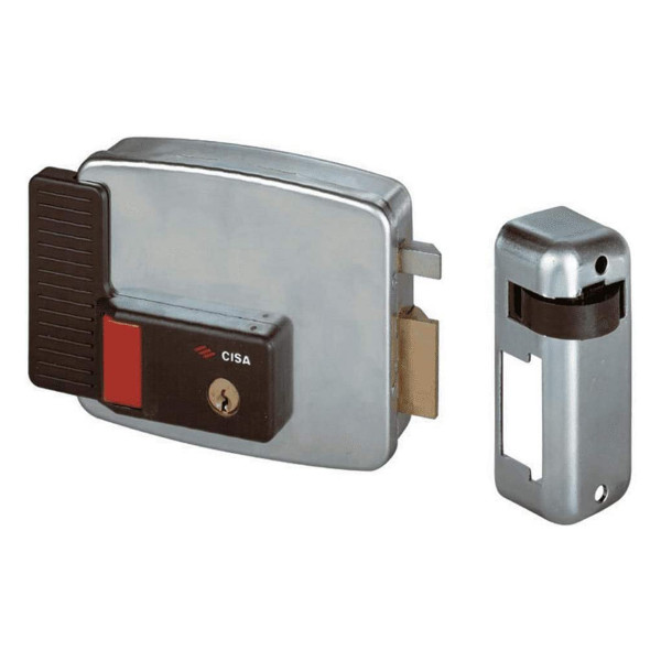 Elettroserratura ad applicare foro cilindro con scrocco Cisa 1.11931.70.3 destra