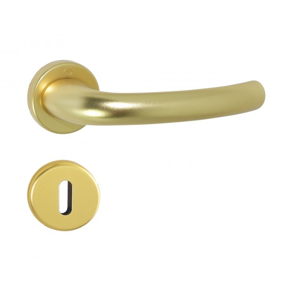 Maniglia per porte interne Hoppe Tokyo tonda 44 mm oro 