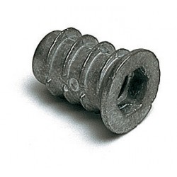 Bussola cava esagonale 4max9 ferro zinc.