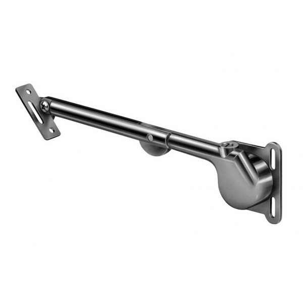 Snodo alzata att. anta legno 90° dx nichel