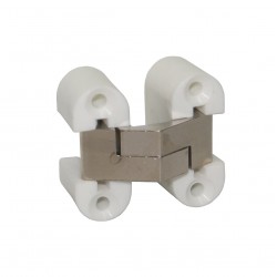 Cerniera invisibile x mobile 33,4x13,8mm bianco