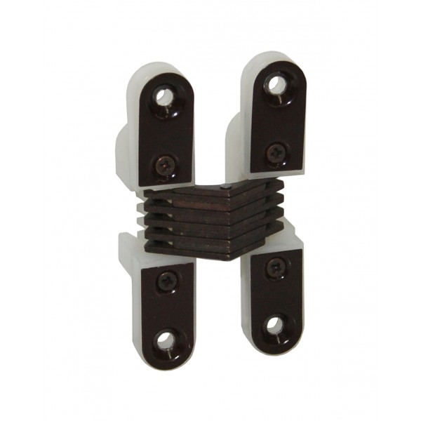 Cerniera invisibile x mobile 65x12,3mm bronzato