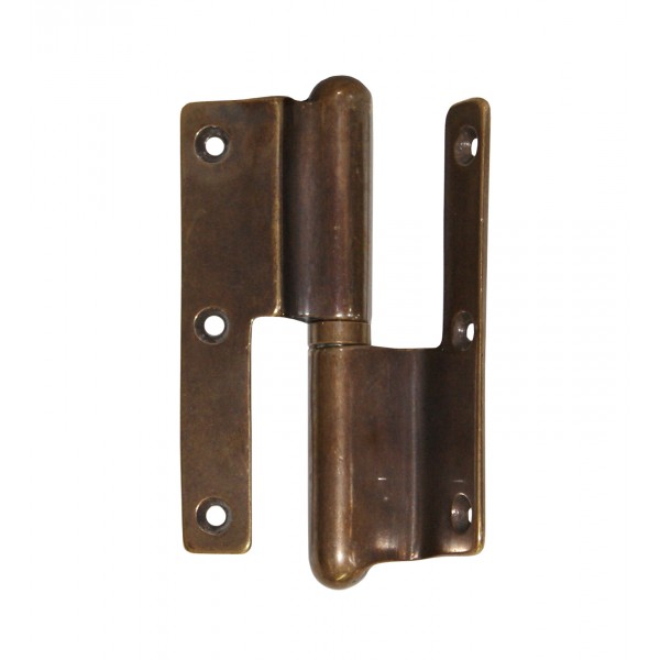 Cerniera pomella zanc. bq 120x65 ott. bronz. dx