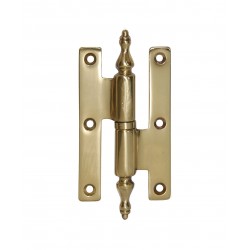 Cerniera pomella barocco 120x60 ott. oro lucido dx