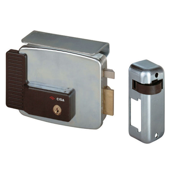 Elettroserratura ad applicare foro cilindro con scrocco Cisa 1.11721.50 destra