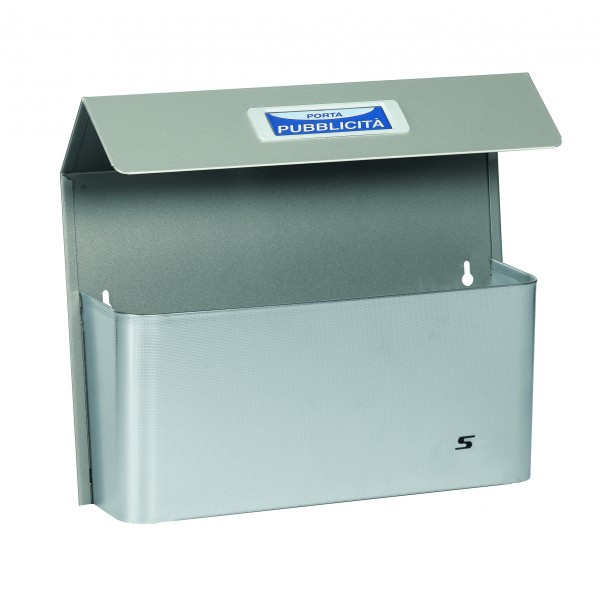 Cesto portapubblicita  maxi bimetal vern.grigio