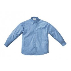 Camicia chambray azzurra tg.l