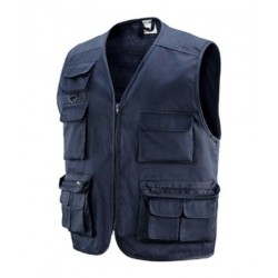 Gilet terital tg.xxl tobruk blu multitasche