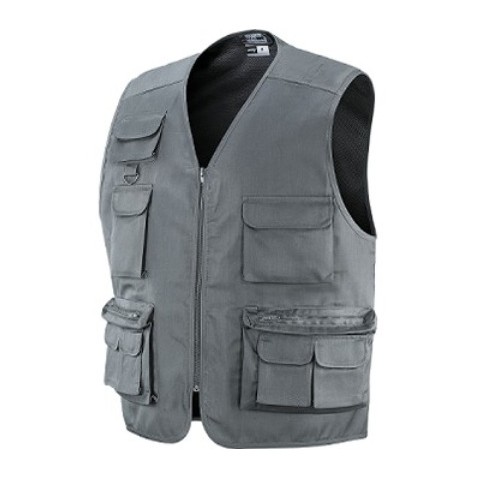 Gilet terital tobruk tg.xxl grigio multitasche