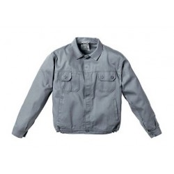 Giubbino top eur grigio tg.s 100% cotone