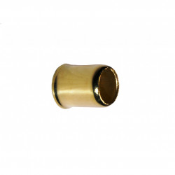 Bussoletta con bordo ottone lucido ø 8 mm l 10 mm