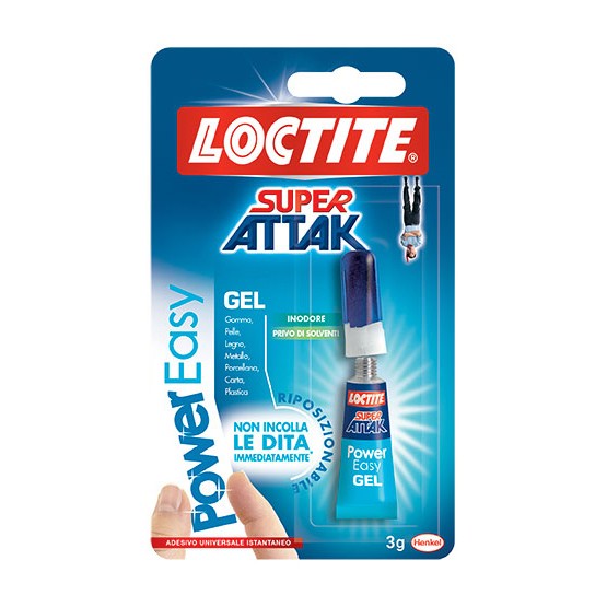 Loctite - super attak power easy trasparente 3 g