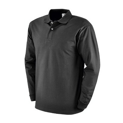 Maglietta polo manica lunga nera tg.xxl