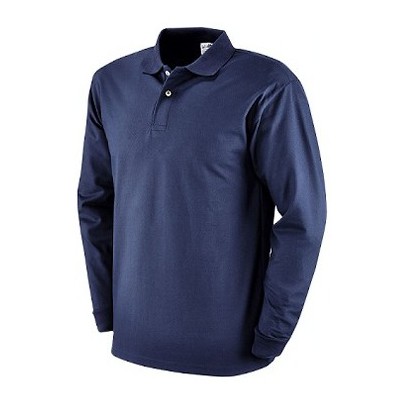 Maglietta polo manica lunga blu tg.xxl