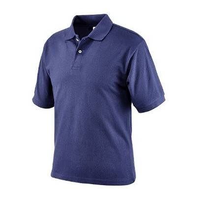 Maglietta polo blu tg.l cotone