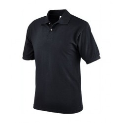 Maglietta polo nera tg.s cotone