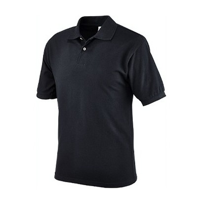 Maglietta polo nera tg.s cotone