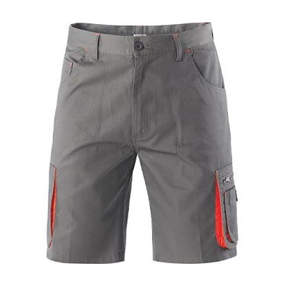 Bermuda terital willis tg.xl grigio/arancio
