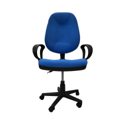 Sedia ufficio regolabile con schienale imbottito e...