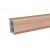 Alzatina top cucina in alluminio rivestito 4 mt faggio lino (0909)