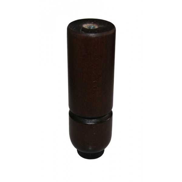 Cf 4 piedini noce verniciati + regolatore h160mm