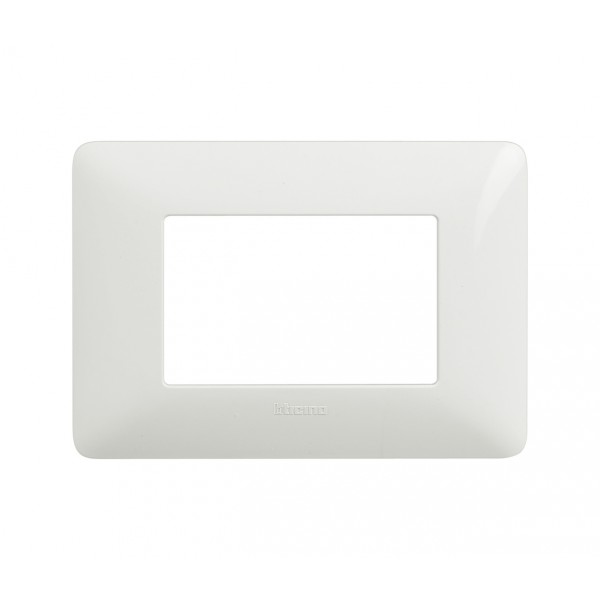 Placca 3 moduli matix bticino in tecnopolimero am4803bbn bianco
