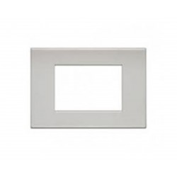 Light - placca 3 posti bianco light