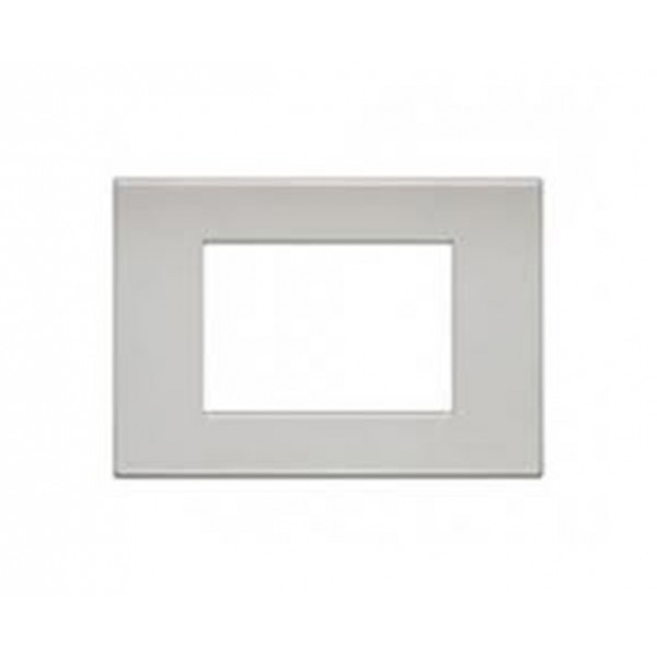 Light - placca 3 posti bianco light