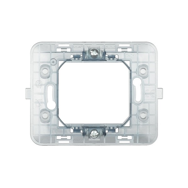 Supporto per placca matix 2 moduli s500sm2af bticino trasparente