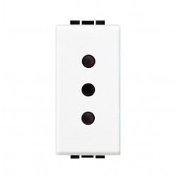 Fp light - presa 2p+t 10a 250vac colore bianco