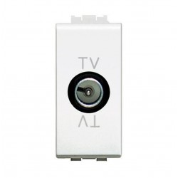 Fp light - presa tv(m) passante colore bianco