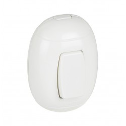 Kit oval - interruttore 10a colore bianco