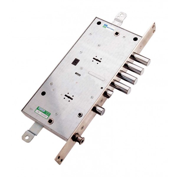 Serratura di sicurezza Mottura 54793S02835 doppia ad infilare triplice per porte blindate