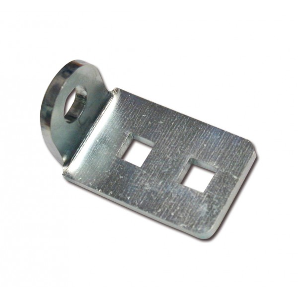 Portalucchetto orizzontale 60x40x5 mm zincato