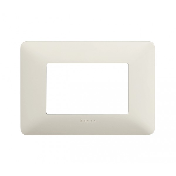 Placca 3 moduli matix bticino in tecnopolimero am4803bcn cenere