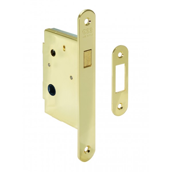 Serratura a gancio - wc s/703 oro luc. rev. e.50