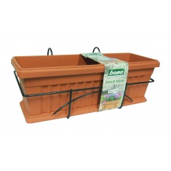 Set iris d50 colore terracotta